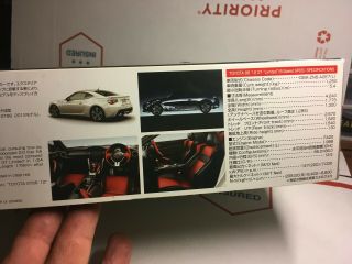 Aoshima 1/24 Toyota 86 GT Limited Japan Made 2