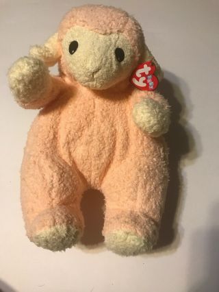 Ty Baby Rattle Plush - Lamybaby With Tag