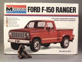 Monogram 1/24 Scale 1980 - 81 Ford F - 150 Ranger Stepside Pickup Kit 2262