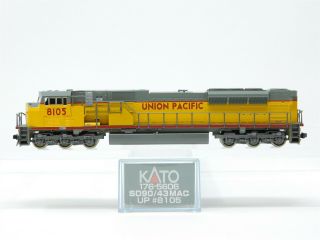 N Scale Kato 176 - 5606 Up Union Pacific Sd90/43mac Diesel Locomotive 8105