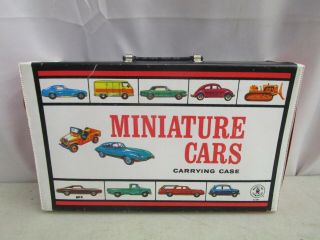 Vintage 1966 Mattel Hot Wheels Miniature Cars Carrying Case 1:64