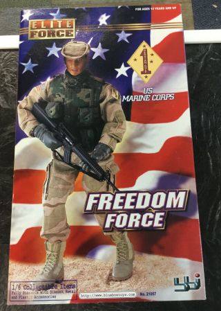 1/6 Elite Force Bbi U.  S.  Marine Freedom Force Figure Dragon Joe Very Detailed