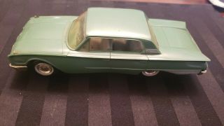 Vintage AMT Dealer Promo Model Car 1960 Ford Galaxie Green 4 Door 3