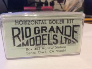 Rio Grande Models Ltd.  - Horizontal Boiler.  Kit 3009sb Ho Hon3