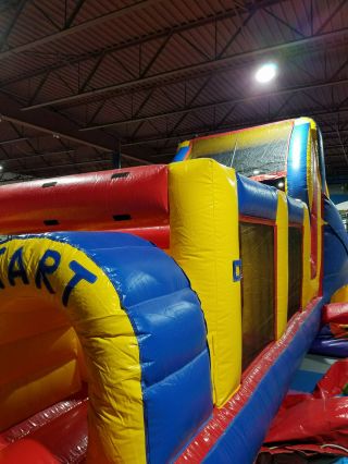 COMMERCIAL INFLATABLE OBSTACLE COURSE/ BOUNCE HOUSE/ wet or dry 3