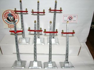 Lionel 60 Prewar Standard Gauge Telegraph Poles Awesome