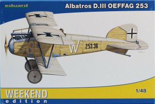 Eduard 1:48 Albatros D.  Iii Oeffag 253 Weekend Edition Plastic Model Kit 84152u