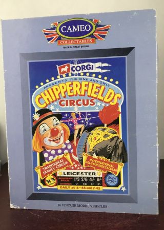 Corgi Cameo Chipperfields 10 Pc Circus Set 1996