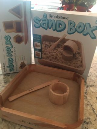 Brookstone Sand Box 9.  5 " X 9.  5,  Sand Molds