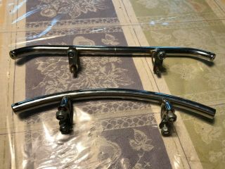 CHROME FRONT,  REAR BUMPERS; FOR MURRAY DIP[SIDE,  OTHER PEDAL CARS,  EX, 2