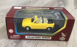 Road Legends Collectors Edition 1/43 Scale Volkswagen Rabbit 1978 Yellow Nib