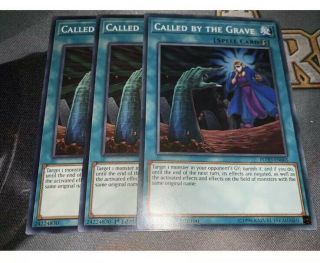 Called By The Grave (flod - En065) - Common First 1st Ed.  Nm Playset X3 Yugioh