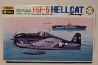Bachman/fujimi 1/48 Ww2 Us Navy Grumman F6f - 5 Hellcat Fighter Model Airplane Kit
