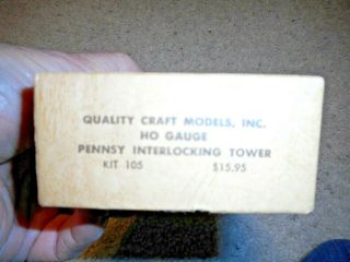 Ho Scale Quality Craft Models Pennsy Interlocking Tower