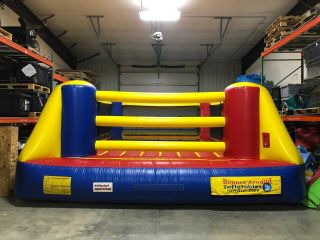 Commercial Grade Bounce House / 20 X 20 Boxing Ring Inflatable