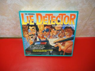 Pressman " Orig.  Lie Detector Game " 1987 Ages 8,  2 - 4 Players Ex.  Cond.  99.  5