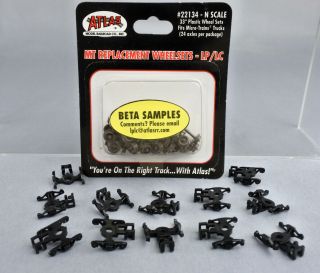 Atlas N Scale 22134 33 " 24 Axles Replacement Wheelsets And 12 Truck