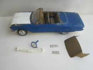 Vintage 1/25 - 1961 Buick Convertible Built Model Car Kit Parts