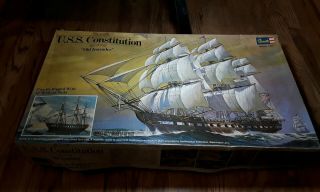 Revell Old Ironsides Model Of Uss Constitution 1/96 Scale 1974 H - 398