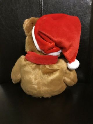 Ty Beanie Buddy - 1997 Holiday Teddy Bear - With Tag 2