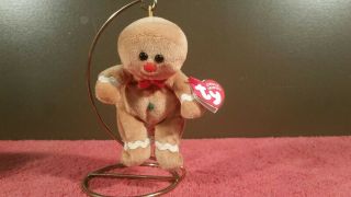 Ty Jingle Beanie Baby Sweetsy 4.  5 " Mwmt Ornament