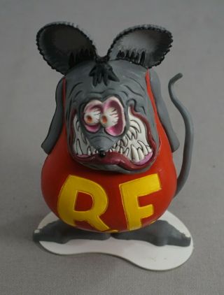 1990 Edition Revell Ed Roth 1964 Rat Fink Model With Stand Nicely Painted 6 1/2 "