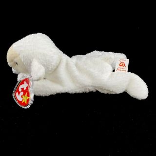 Ty Beanie Baby Fleece Lamb Plush Stuffed Animal 1996 PVC Pellets 2