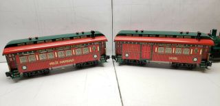 Aristo - Craft G - Scale " North Pole & Snonwflake " Cars 1075 & 1175 Ready To Use
