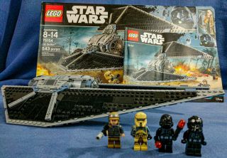 Lego Star Wars Tie Striker W/directions 75154 543 Pc.  Age 8 - 14.