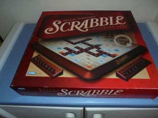 2001 Deluxe Turntable Scrabble Board Game Hasbro Parker Brothers