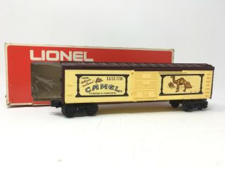 Lionel Train Tobacco Series Camel Cigarettes Billboard Box Car 6 - 7701
