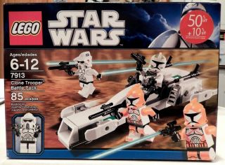 Lego 7913 Clone Trooper Battle Pack Star Wars Clone Wars Misb
