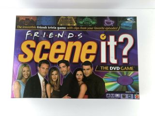 Friends Scene It? The Dvd Trivia Board Game Mattel 2005 Complete Set