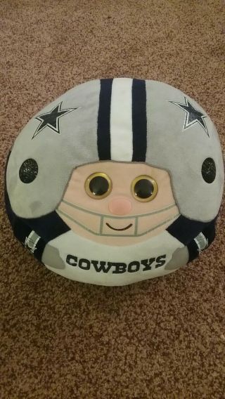 Nfl Dallas Cowboys Collectable Large Round Ty Beanie Ballz Plush Ball