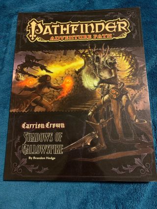 Paizo Pathfinder 48 " Carrion Crown 6 - Shadows Of Gallowspire "