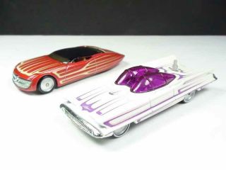 Hot Wheels Boulevard Series Lincoln Futura (rare Purple Glass) And Gangster Grin