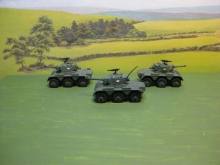 Roco minitanks: British Saladin Armoured Car Troop.  1:87. 2