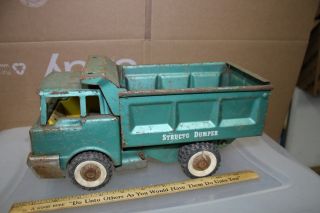 Vintage Structo Dumper Pressed Steel Hydraulic Dumper Dump Truck Jsh