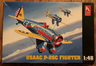 Hobby Craft 1/48 Usaac P - 26c Fighter Plastic Model Kit Hc1563 - Complete