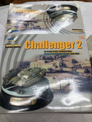 Dragon Armor Challenger 2 Battle Tank Royal Scots Iraq 2003 1/72 Scale 60197