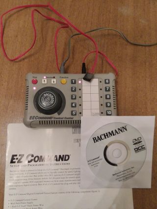 Bachmann Ez Command Control Center With Dvd & Instructions