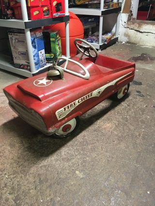 Vintage Garton Fire Chief Pedal Car