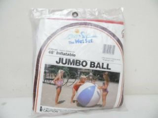 The Wet Set Jumbo Ball 48  Vintage 1983