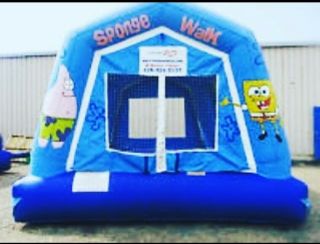 Commercial Inflatable Bounce House - Sponge Bob Square Pants - Events