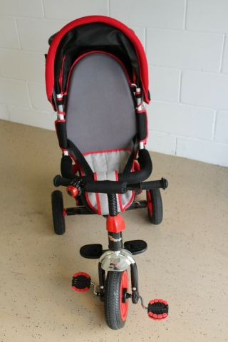 Baby Steps Baby Ride On Tricycle Trike Stroller Push Toddler Steel Play Red