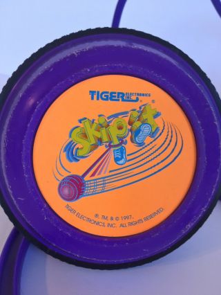 Vintage Skip It Tiger Electronics 1997 With Counter Purple