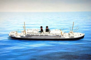 Cm 202 Taiyo Naru 5 3/4 " Lead Cruise Ship Model 1:1250 Miniature Waterline N28