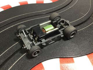 Life Like T Rolling Chassis Slot Car Grey Wheels Ho Scale