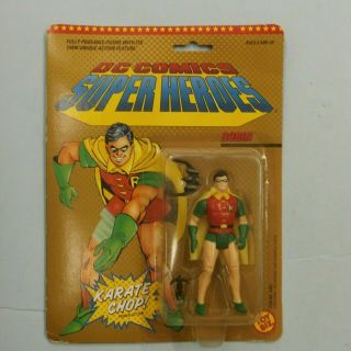 Vintage Batman Robin Katate Chop Action Figure 1989 Toybiz Moc