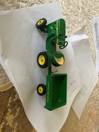 Vintage Ertl 584 John Deere Tractor 2440 Made In Usa With Wagon Trailer